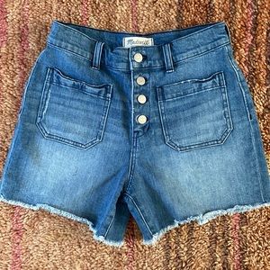 Madewell High Waist Shorts